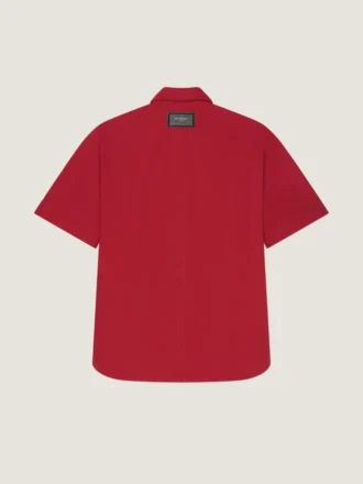 Aşırı Boyanmış Denimden Couture Dikişli Gömlek