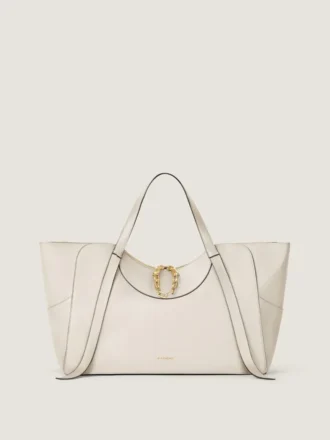 Büyük Snatch Çanta, Damarlı Deri