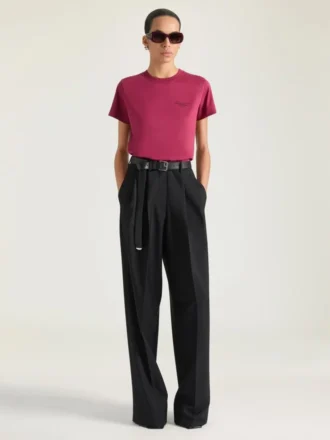 Givenchy damga baskılı pamuklu tişört