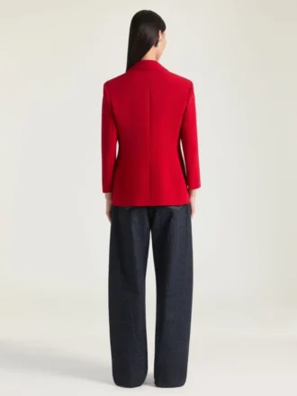 Krep Cady Tek Sıralı Ceket