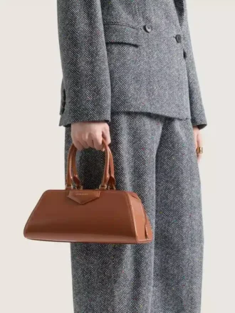 Kutu Deri Küçük Antigona Doğu-Batı Çanta