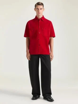 Süet Couture Dikişli Overshirt