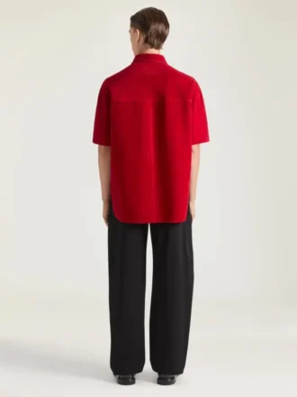 Süet Couture Dikişli Overshirt