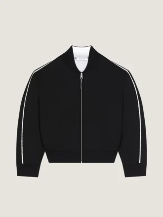 Yün Givenchy Paris Jakarlı Couture Dikişli Hırka