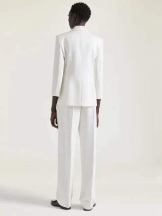 Yünlü Çift Pileli Pantolon