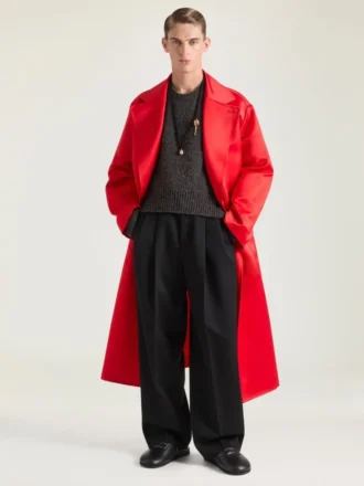 Yünlü Çift Pileli Pantolon